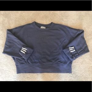 Adidas originals cropped sweatshirt